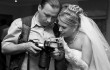 Bride and photographer